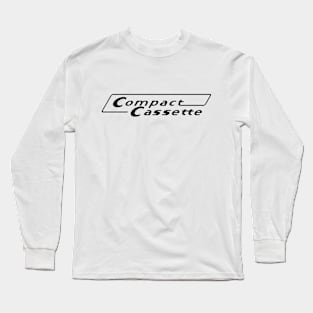 Compact Cassette (dark) Long Sleeve T-Shirt